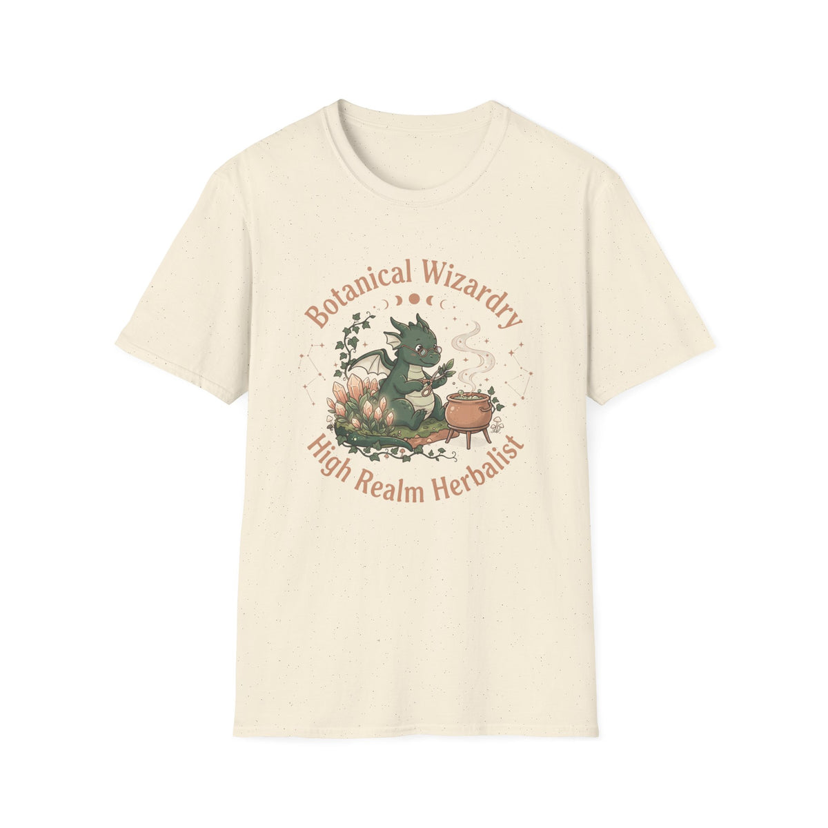 Botanical Wizardry | High Realm Herbalist Dragon T-Shirt