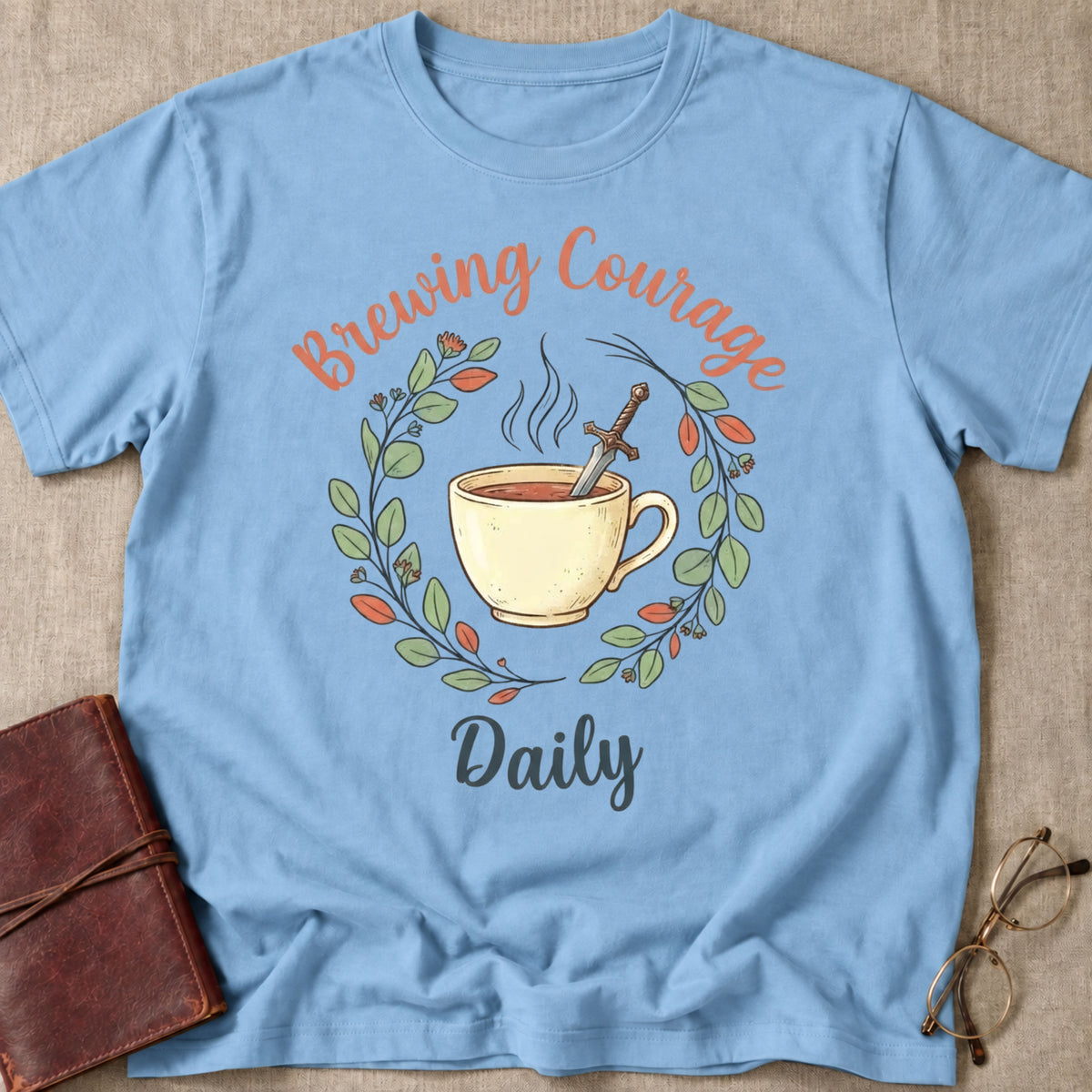 Brewing Courage Daily T-Shirt