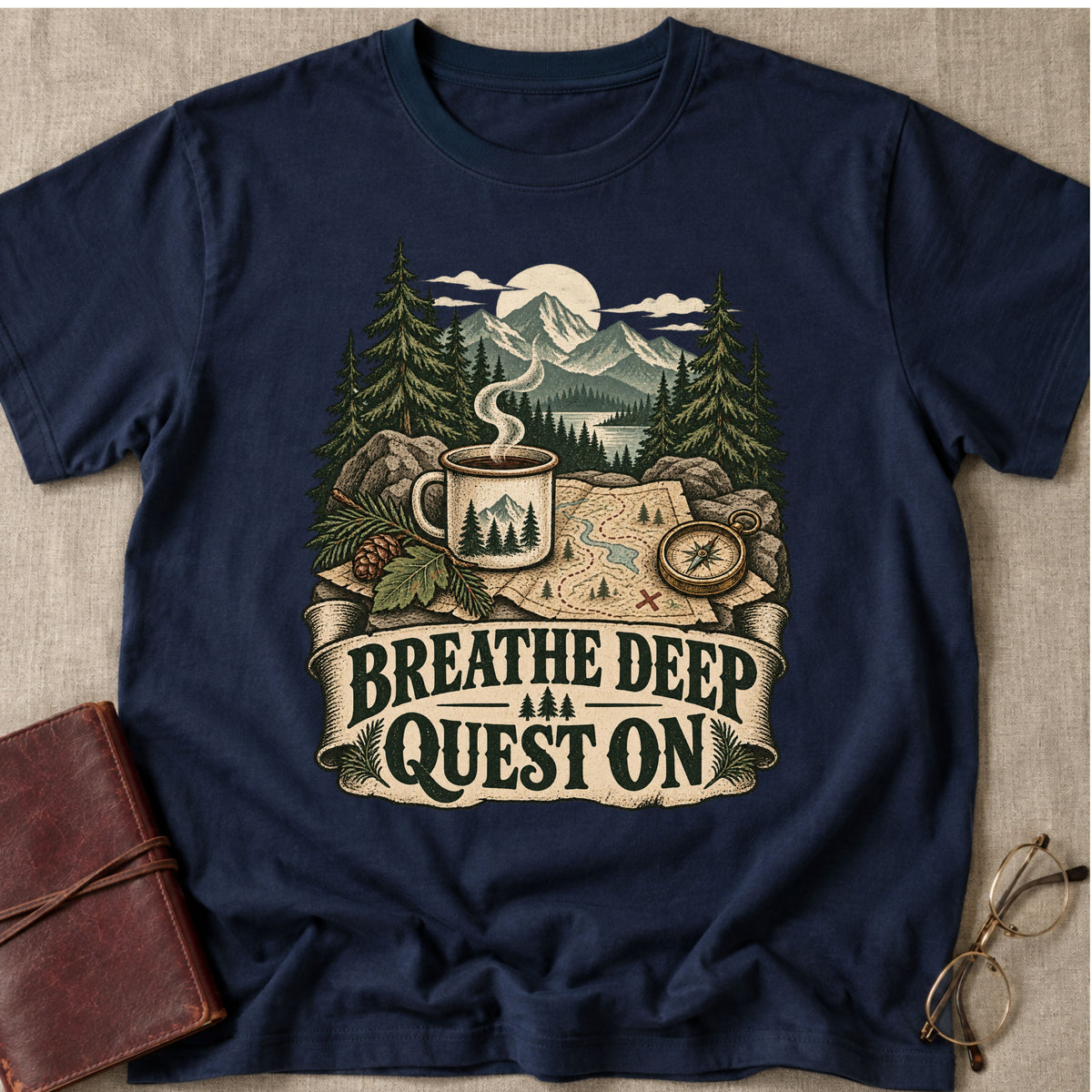 Breathe Deep | Quest On T-Shirt