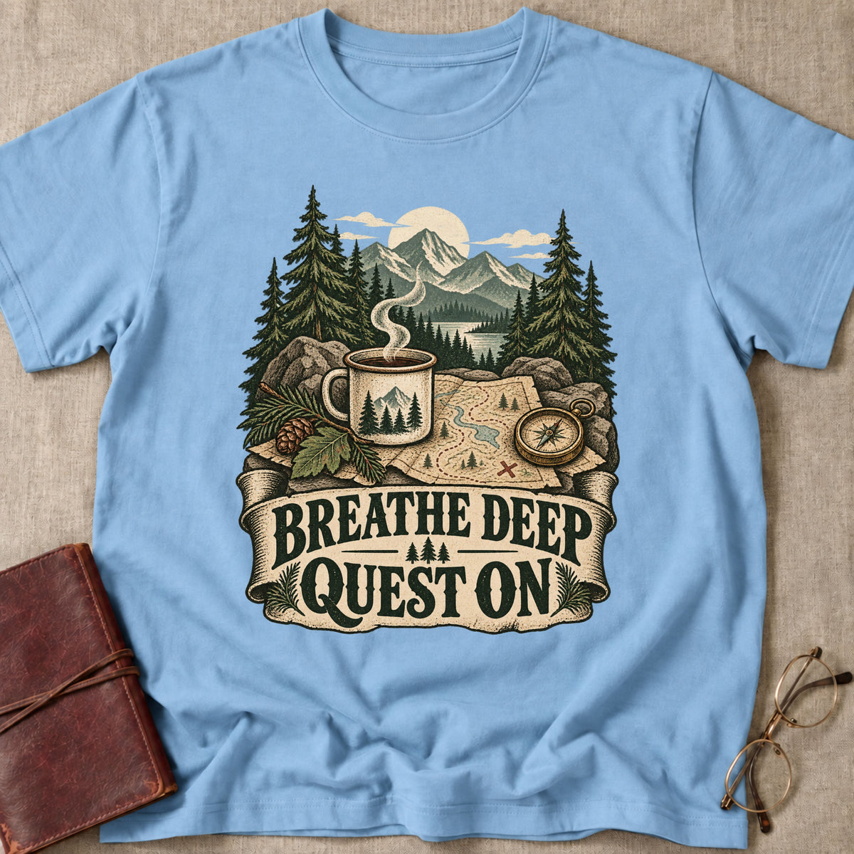 Breathe Deep | Quest On T-Shirt