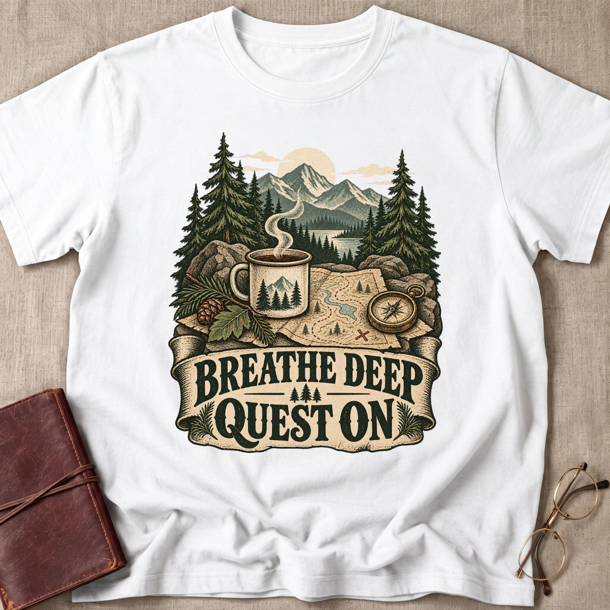 Breathe Deep | Quest On T-Shirt