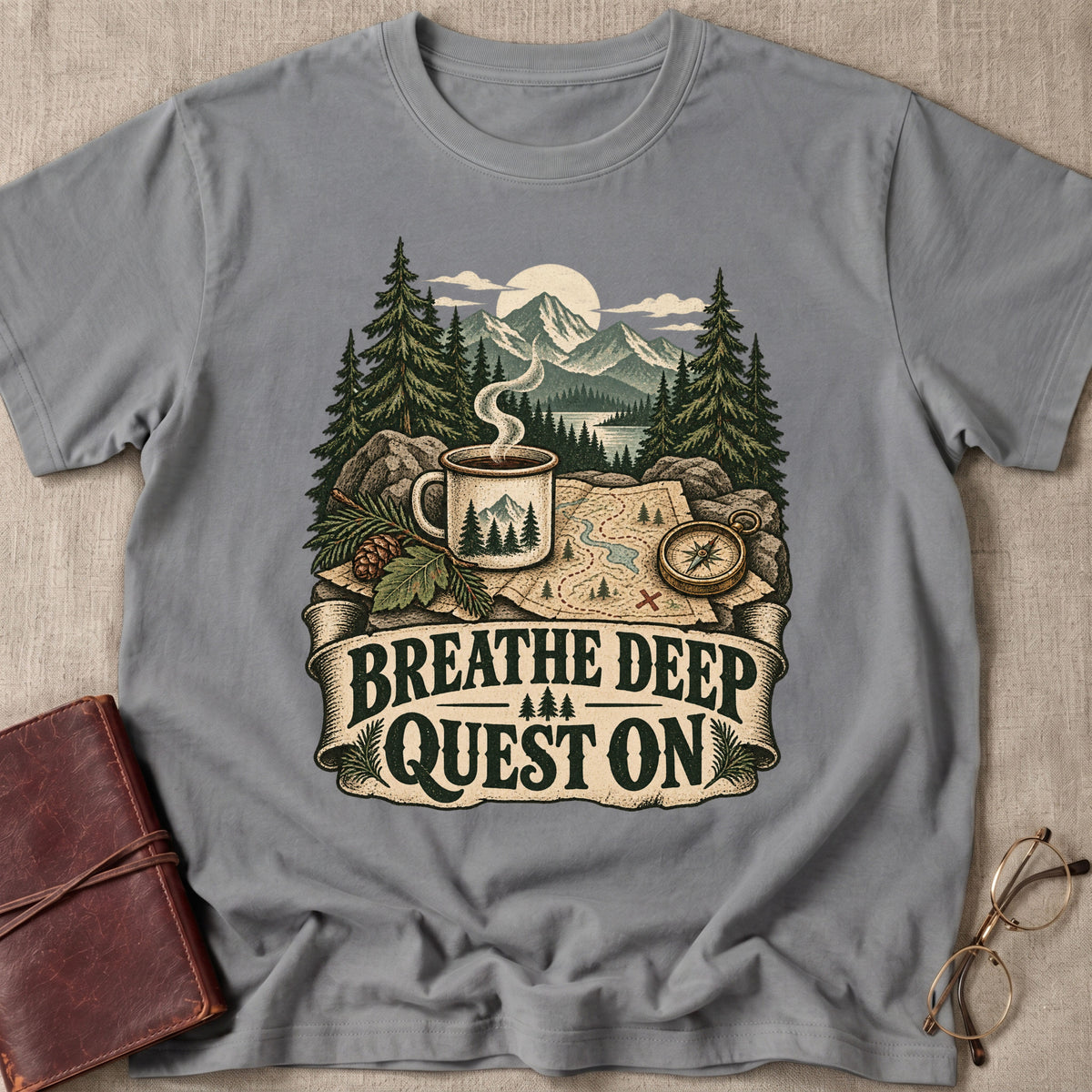 Breathe Deep | Quest On T-Shirt