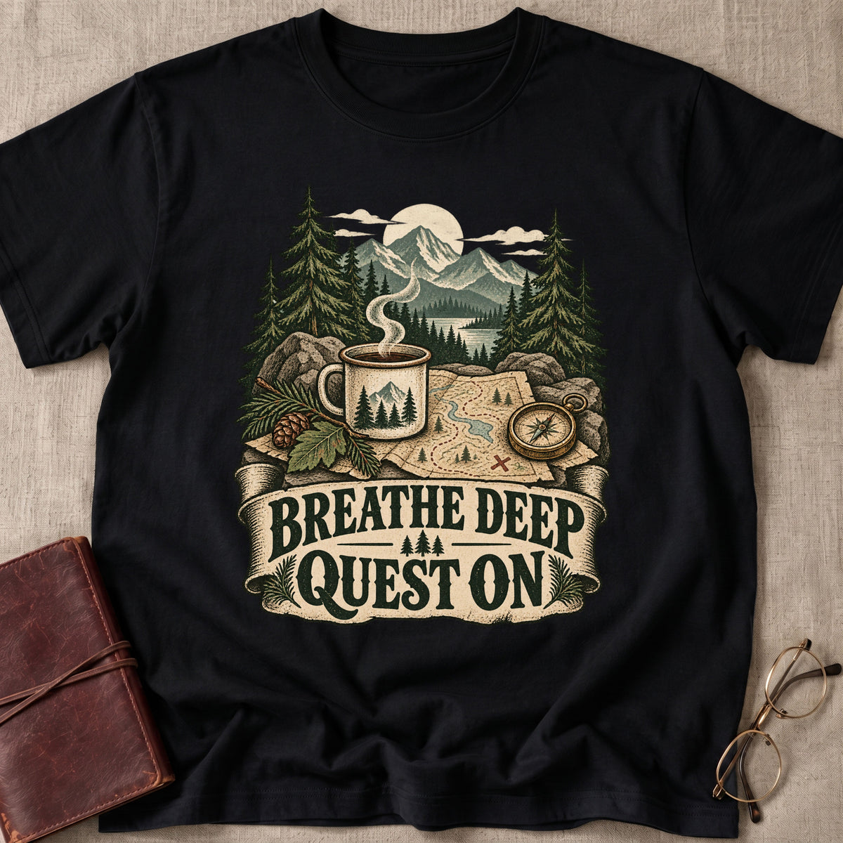 Breathe Deep | Quest On T-Shirt