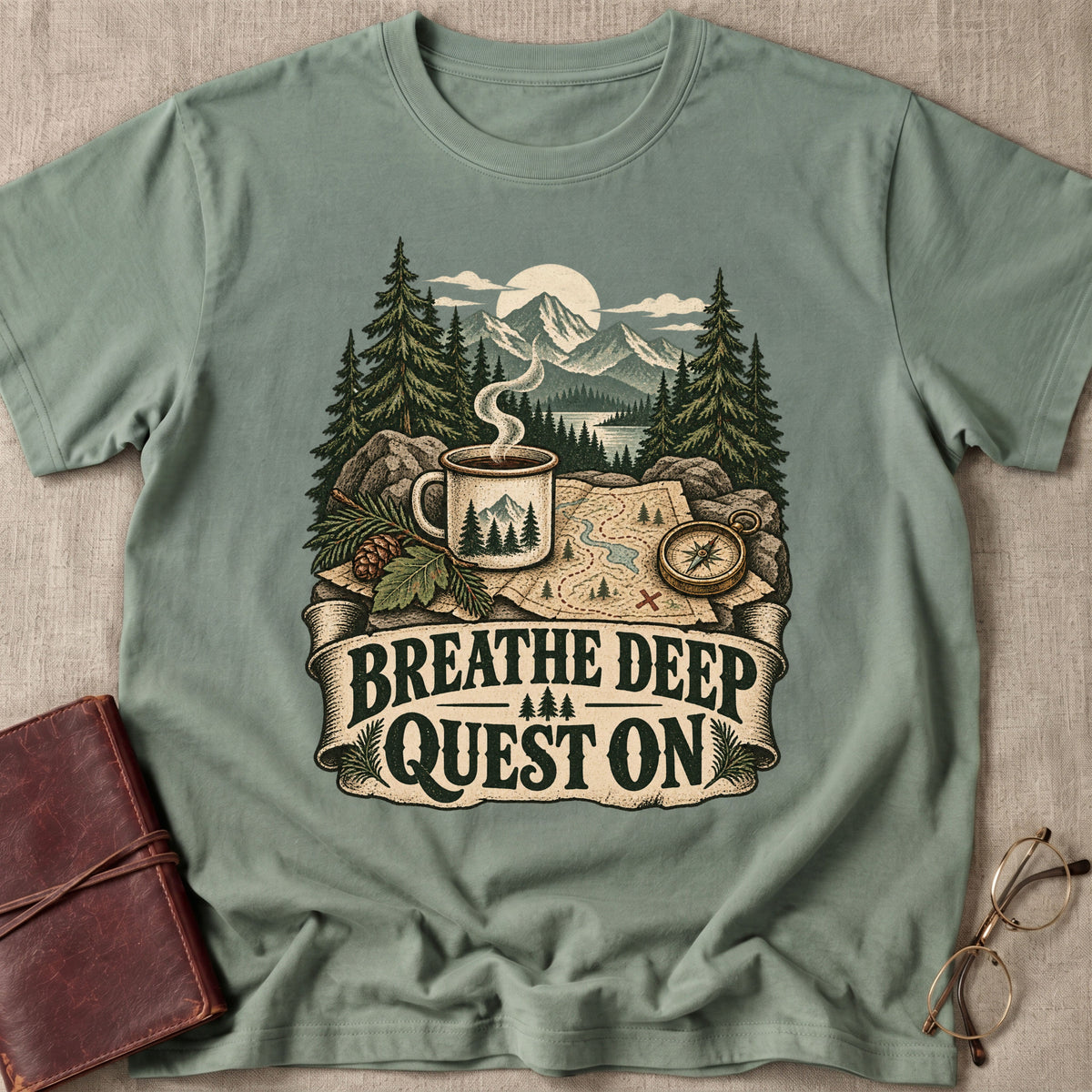Breathe Deep | Quest On T-Shirt