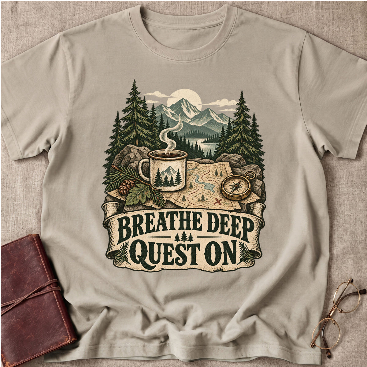 Breathe Deep | Quest On T-Shirt