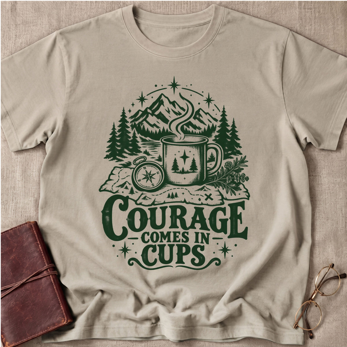 Courage Comes In Cups T-Shirt