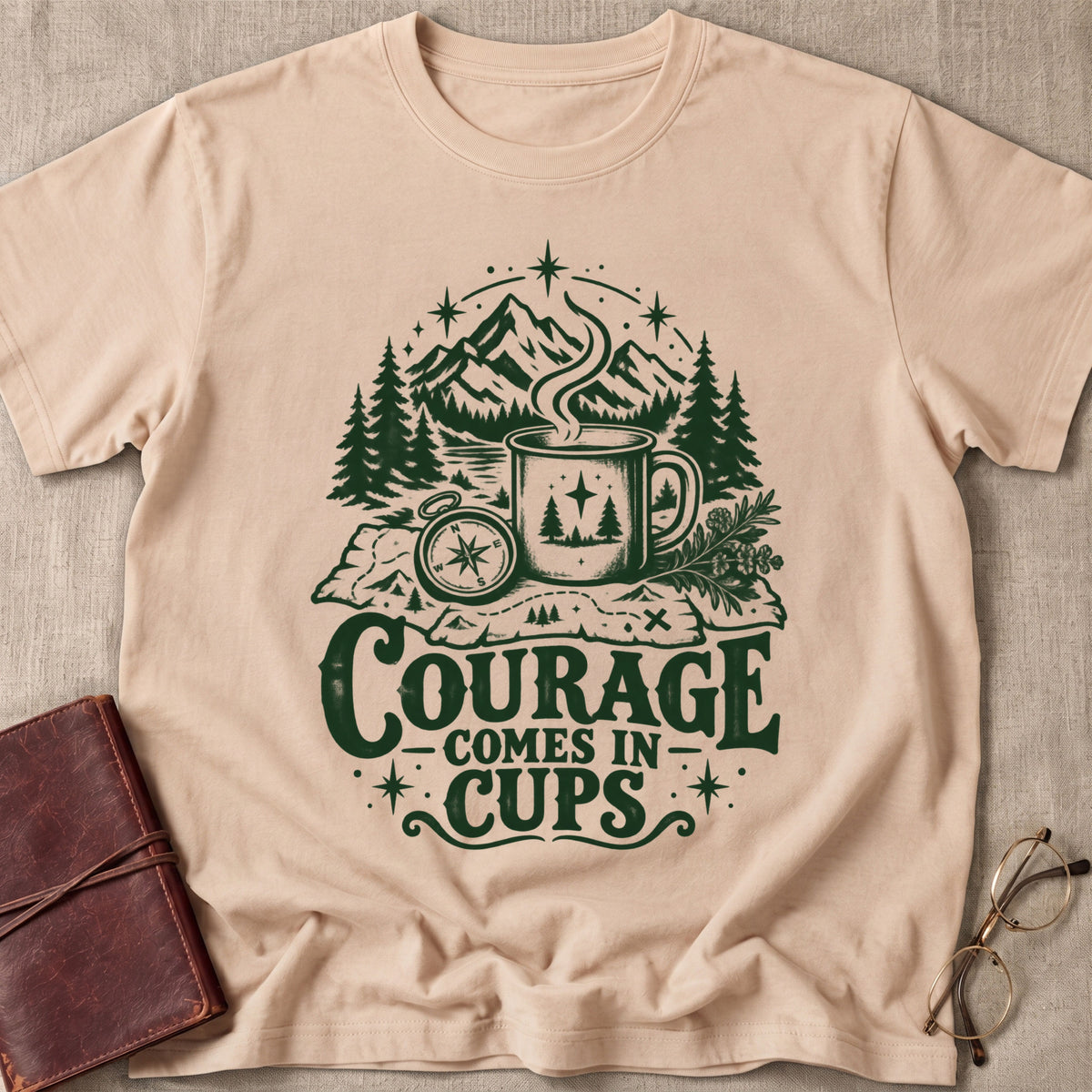 Courage Comes In Cups T-Shirt
