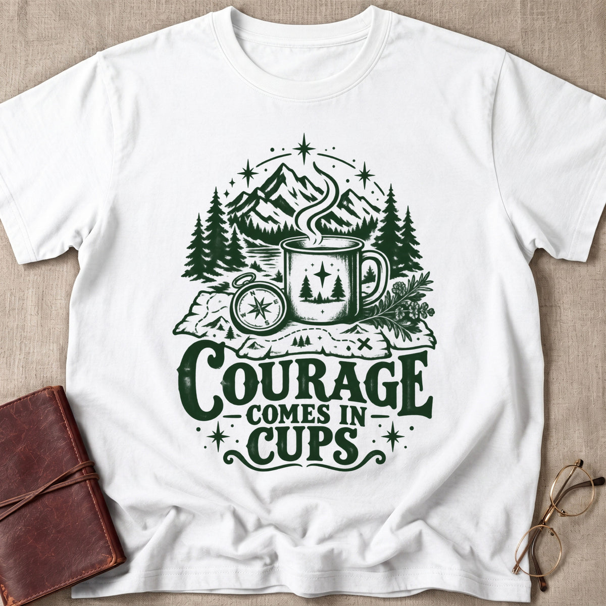 Courage Comes In Cups T-Shirt