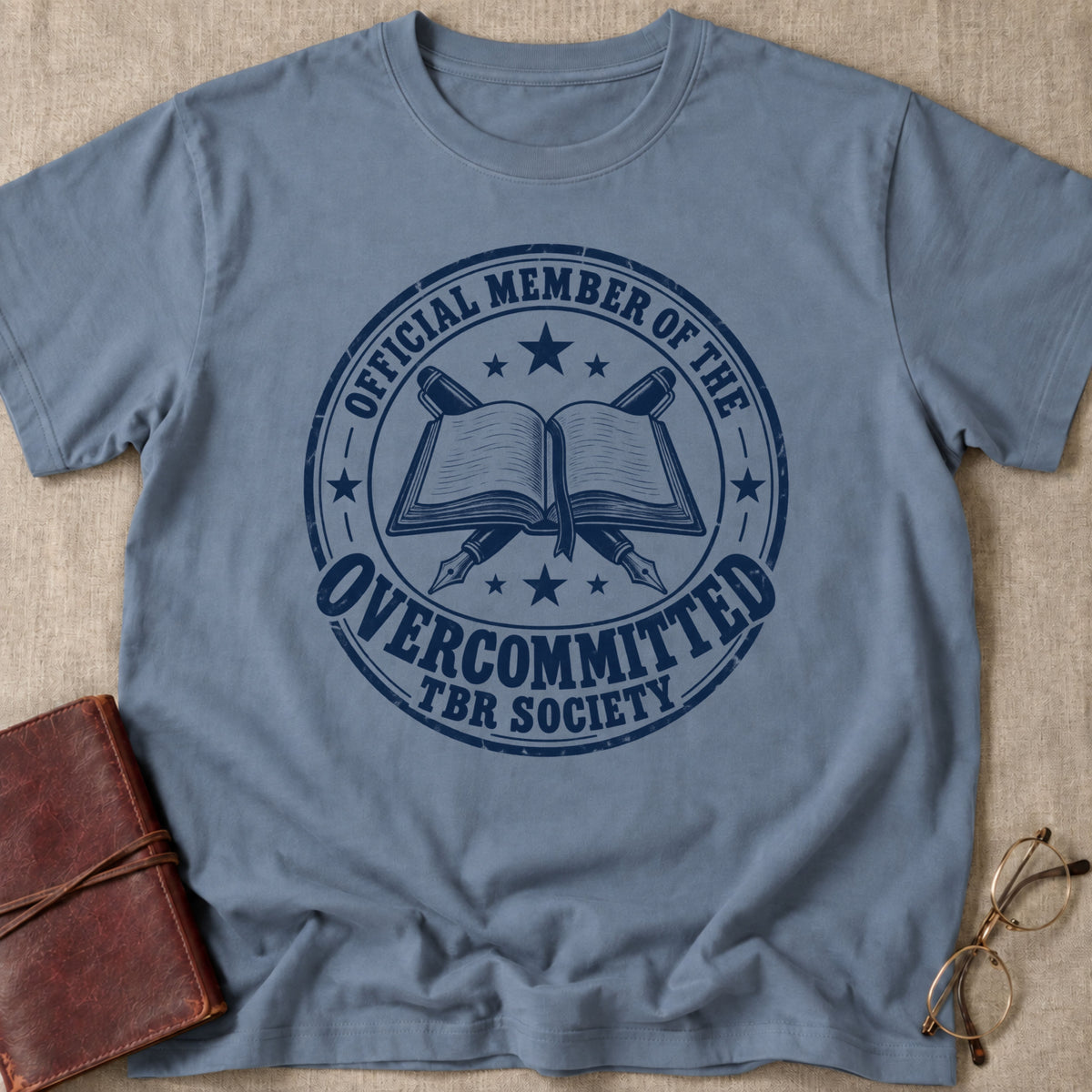 Overcommitted TBR Society T-Shirt
