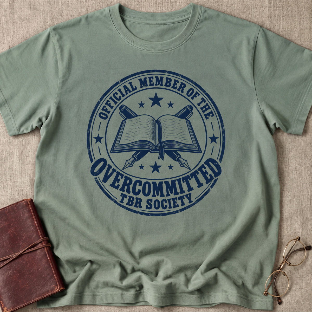 Overcommitted TBR Society T-Shirt