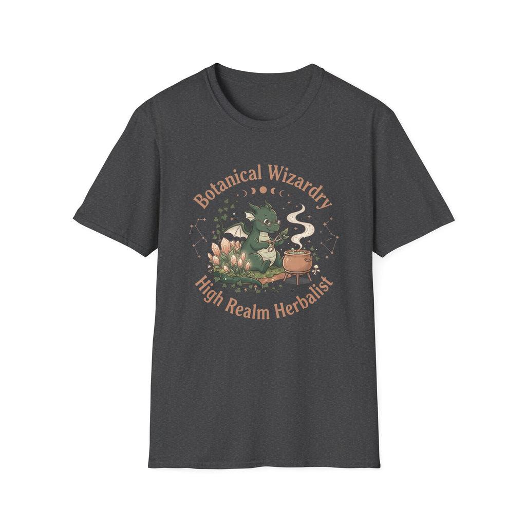 Botanical Wizardry | High Realm Herbalist Dragon T-Shirt