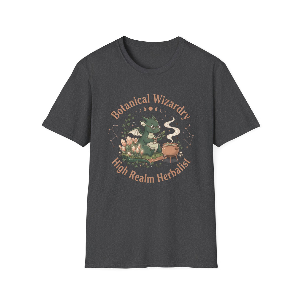 Botanical Wizardry | High Realm Herbalist Dragon T-Shirt