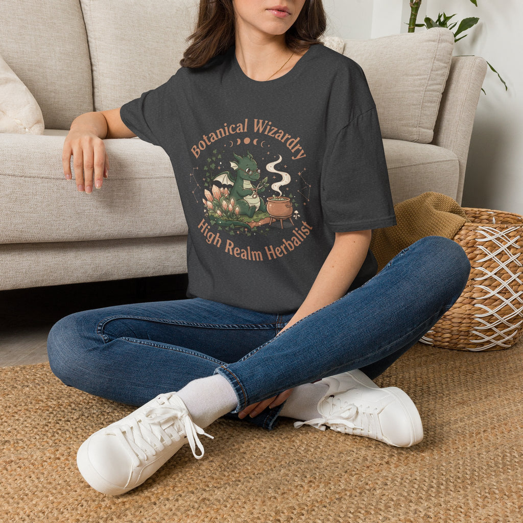 Botanical Wizardry | High Realm Herbalist Dragon T-Shirt