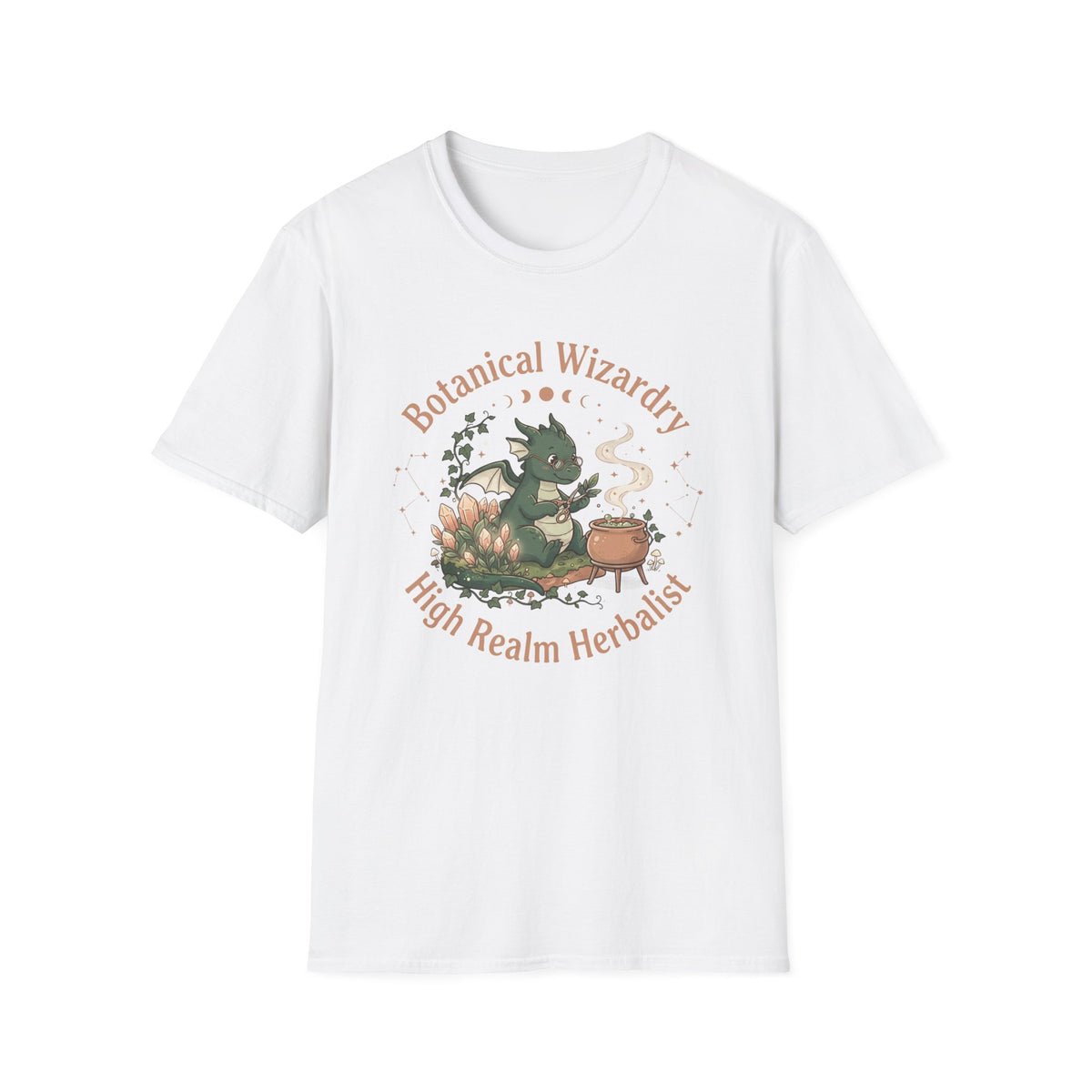 Botanical Wizardry | High Realm Herbalist Dragon T-Shirt