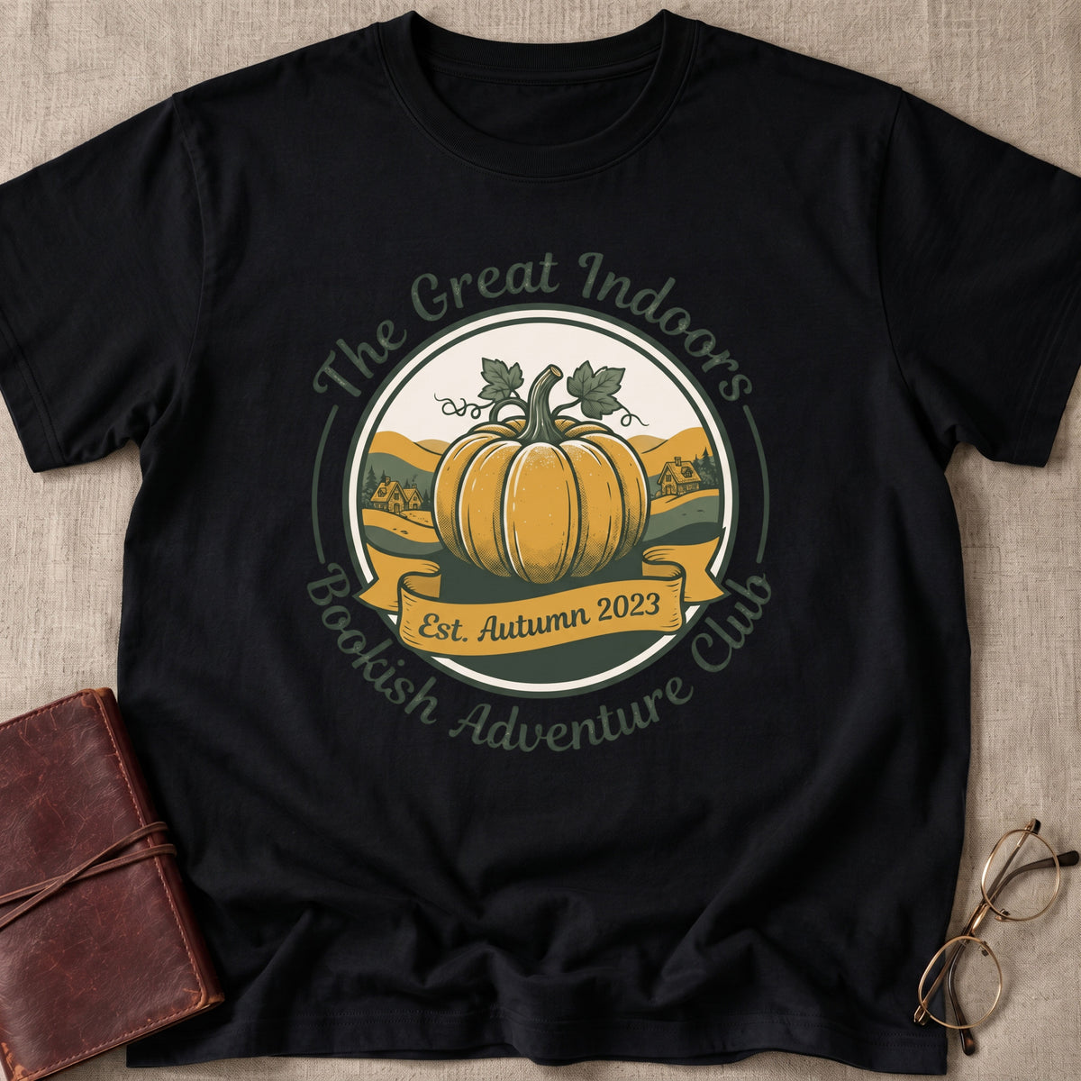 The Great Indoors Bookish Adventure Club T-Shirt