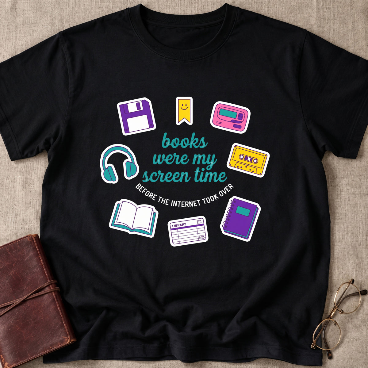 Books Were My Screen Time T-Shirt