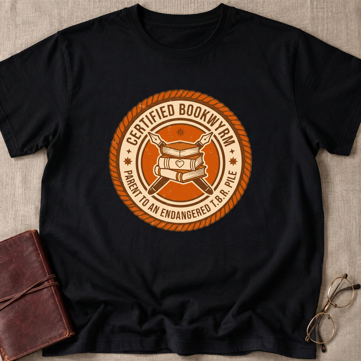 Certified Bookwyrm T-Shirt