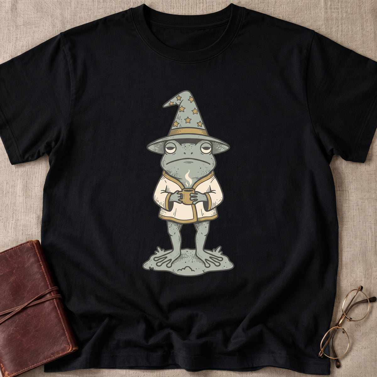 Frog With Morning Coffee T-Shirt