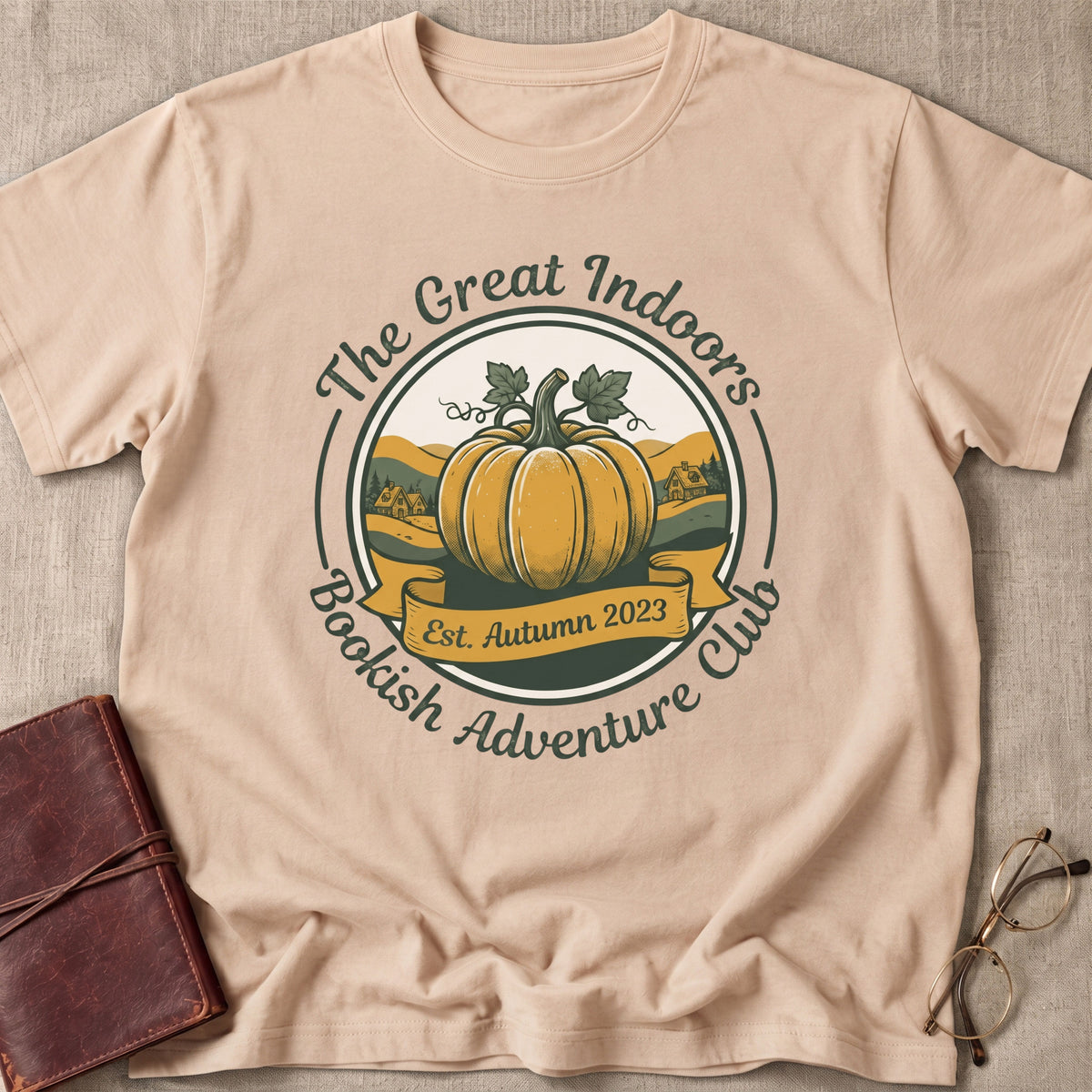 The Great Indoors Bookish Adventure Club T-Shirt