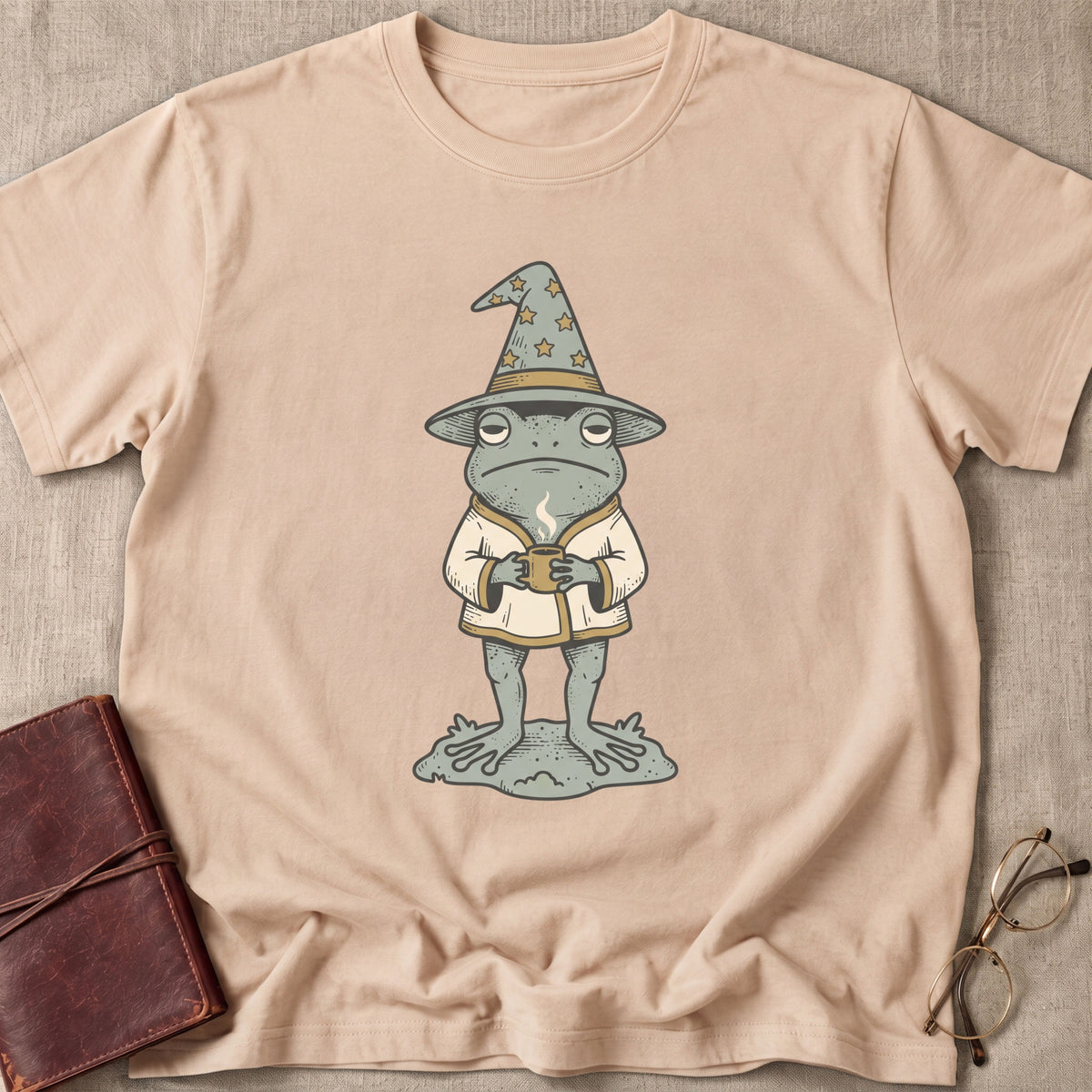 Frog With Morning Coffee T-Shirt