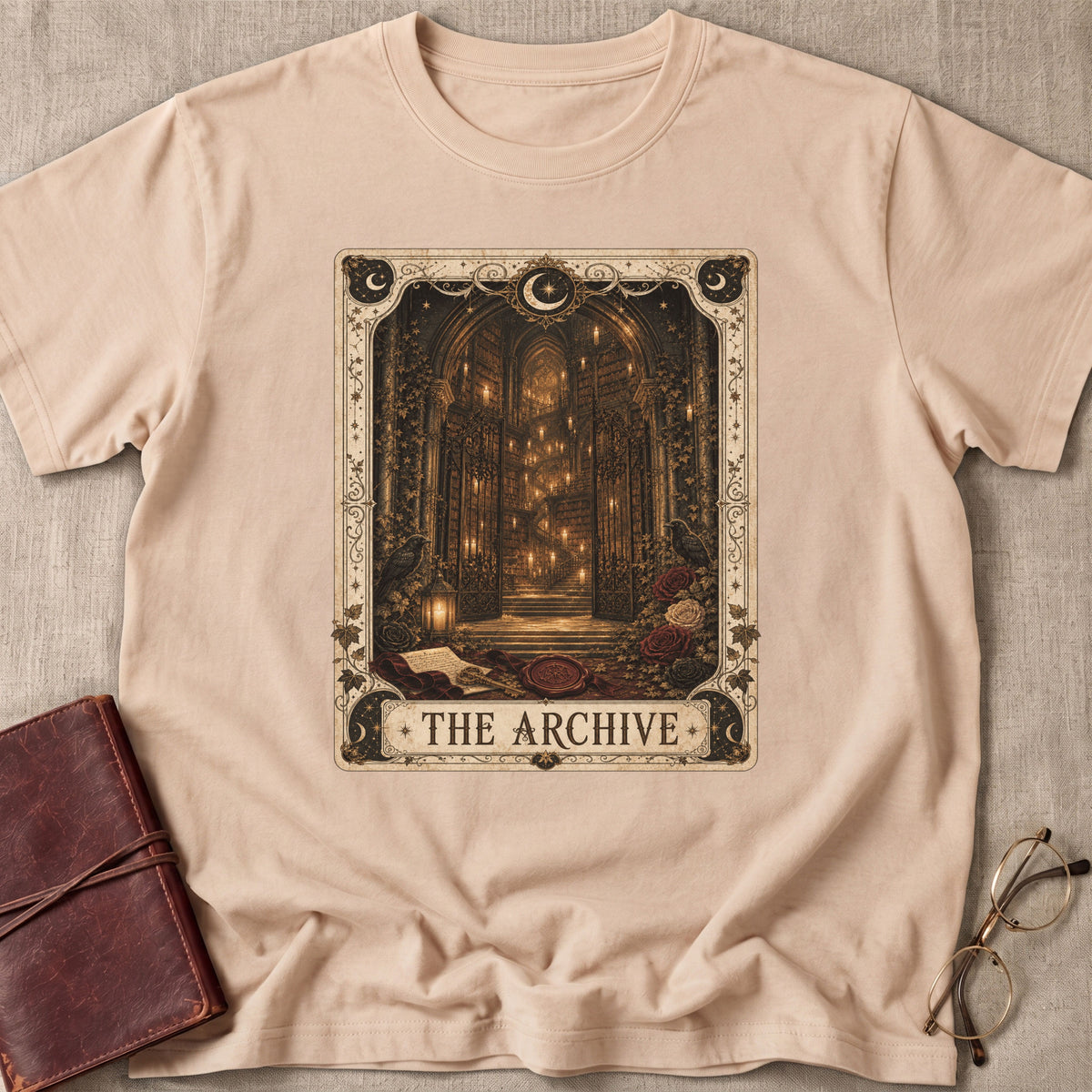 The Archive Tarot Card T-Shirt