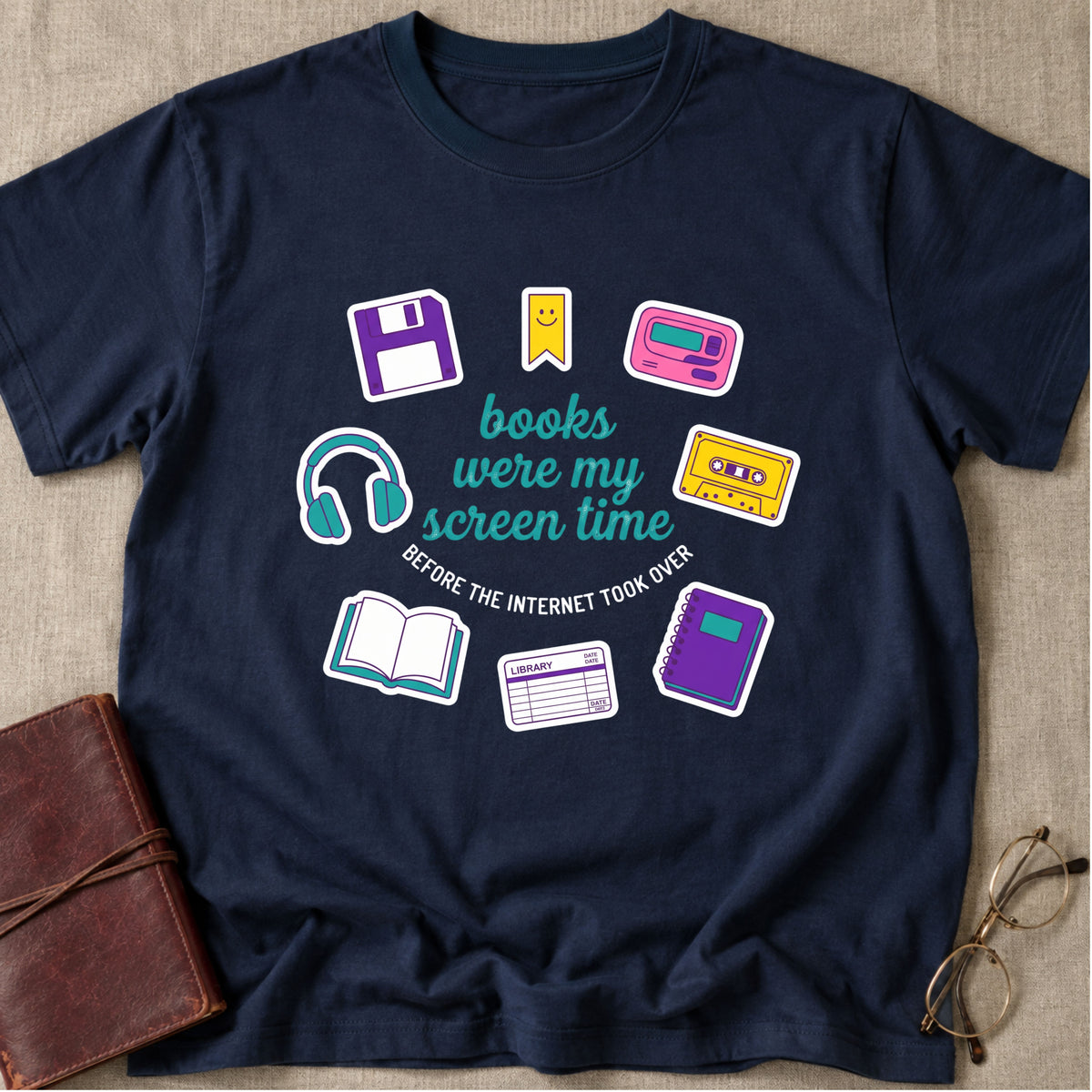 Books Were My Screen Time T-Shirt