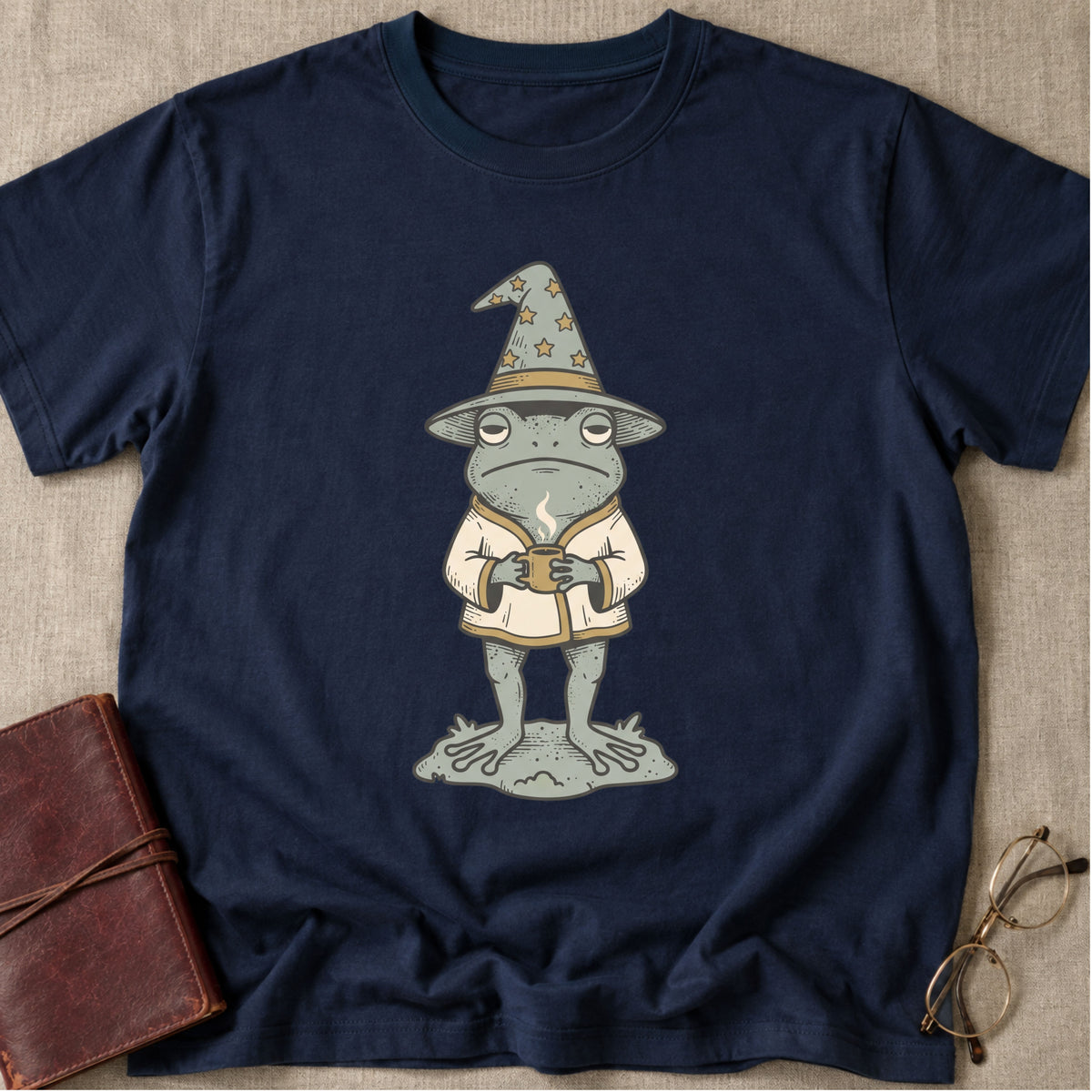 Frog With Morning Coffee T-Shirt