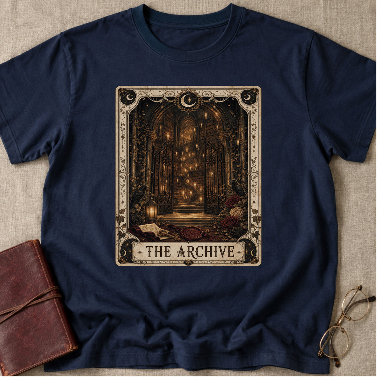 The Archive Tarot Card T-Shirt