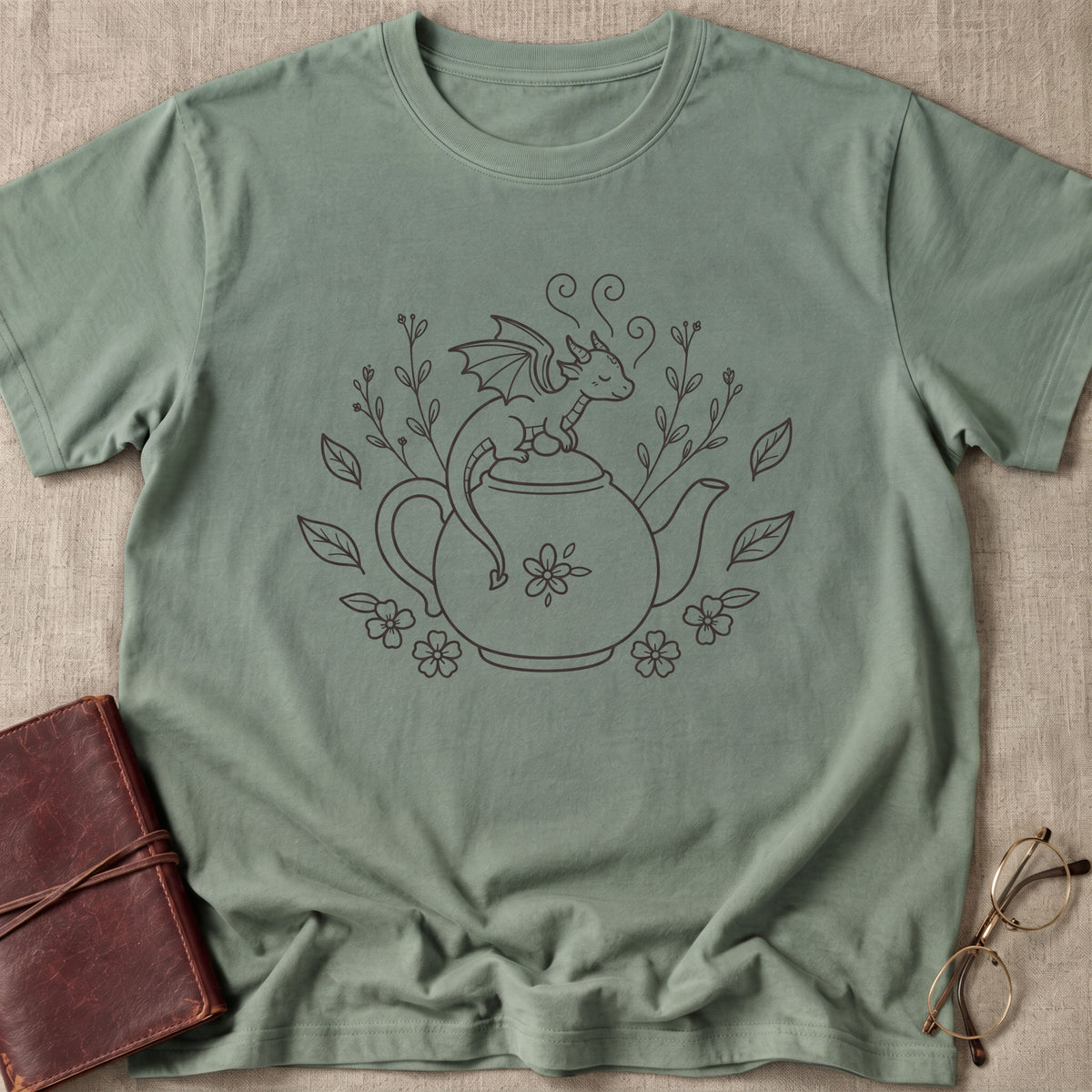 Whimsical Dragon Tea Pot T-Shirt