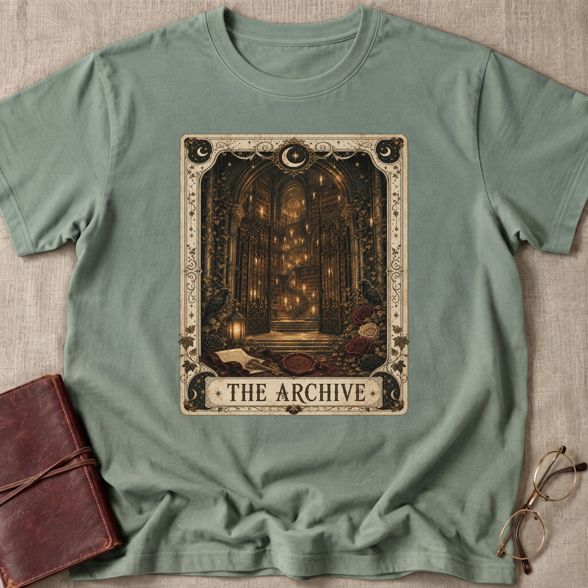 The Archive Tarot Card T-Shirt