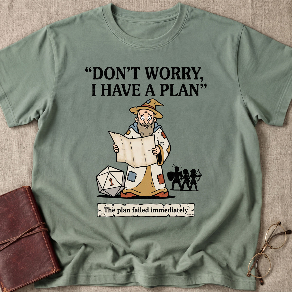 Don't Worry I Have A Plan Wizard T-Shirt