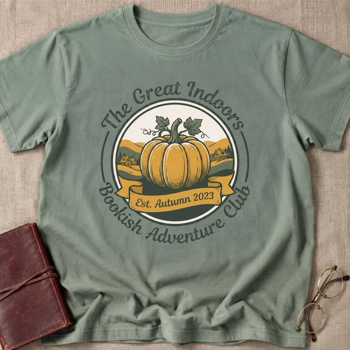 The Great Indoors Bookish Adventure Club T-Shirt