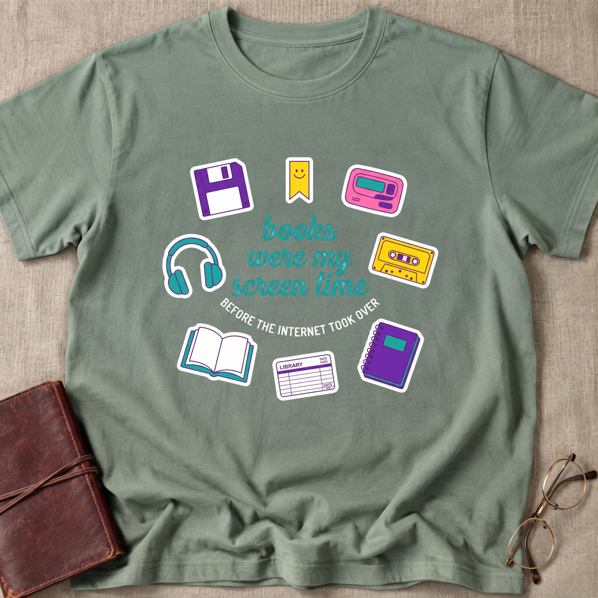 Books Were My Screen Time T-Shirt