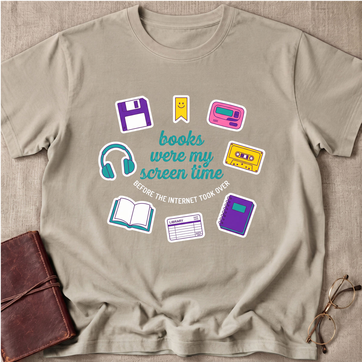 Books Were My Screen Time T-Shirt