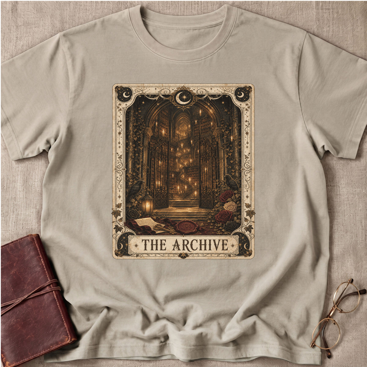 The Archive Tarot Card T-Shirt