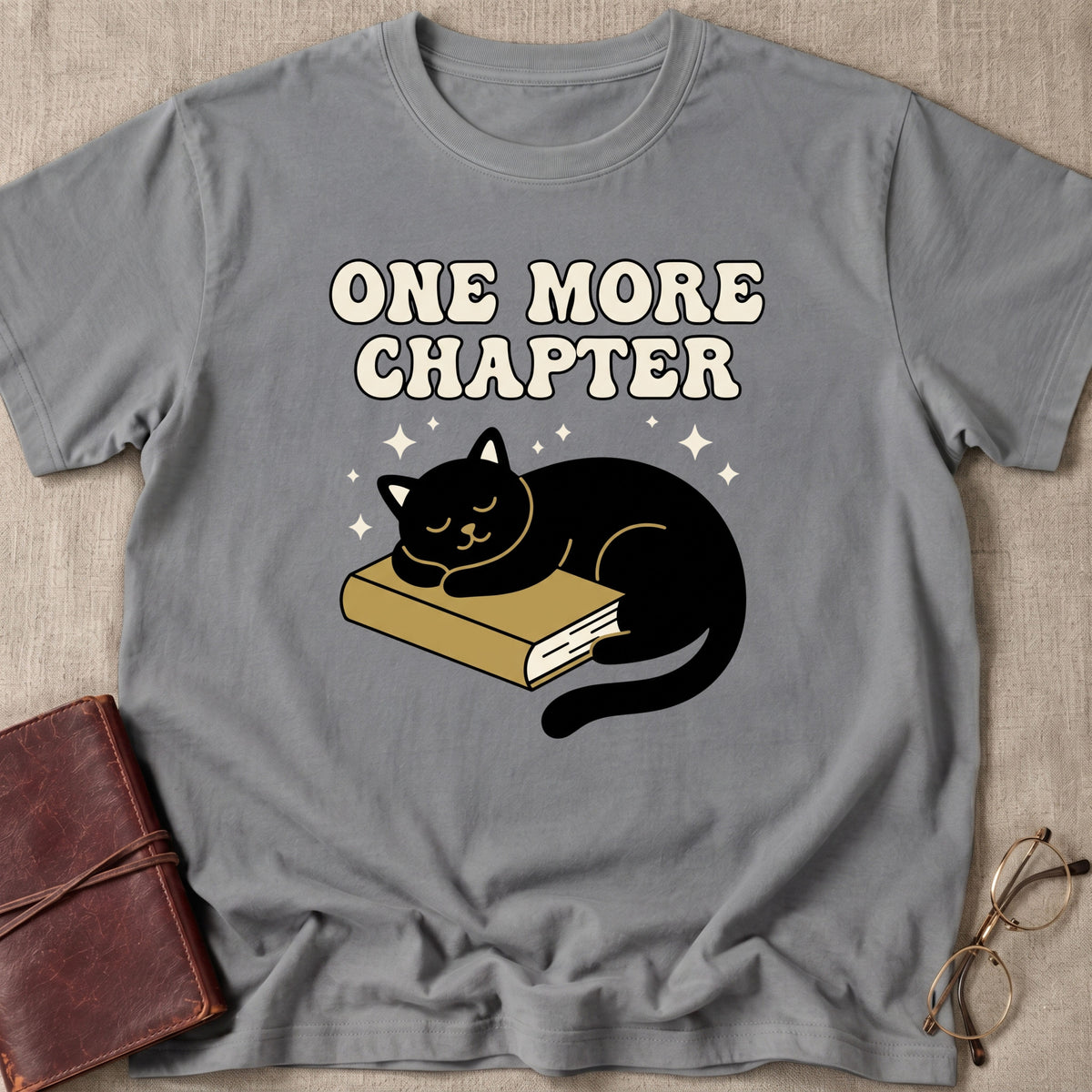 One More Chapter Sleeping Cat T-Shirt