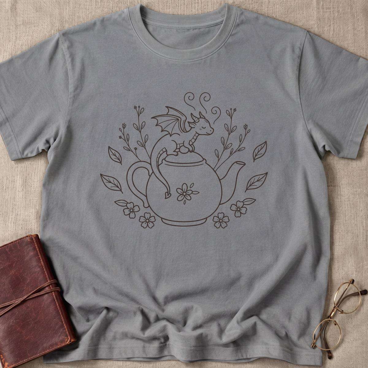 Whimsical Dragon Tea Pot T-Shirt
