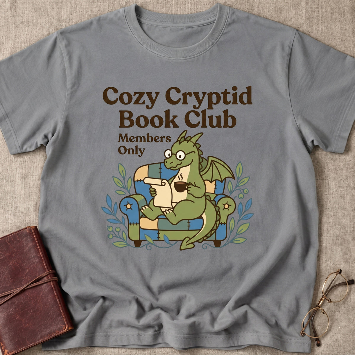 Cozy Cryptid Book Club T-Shirt