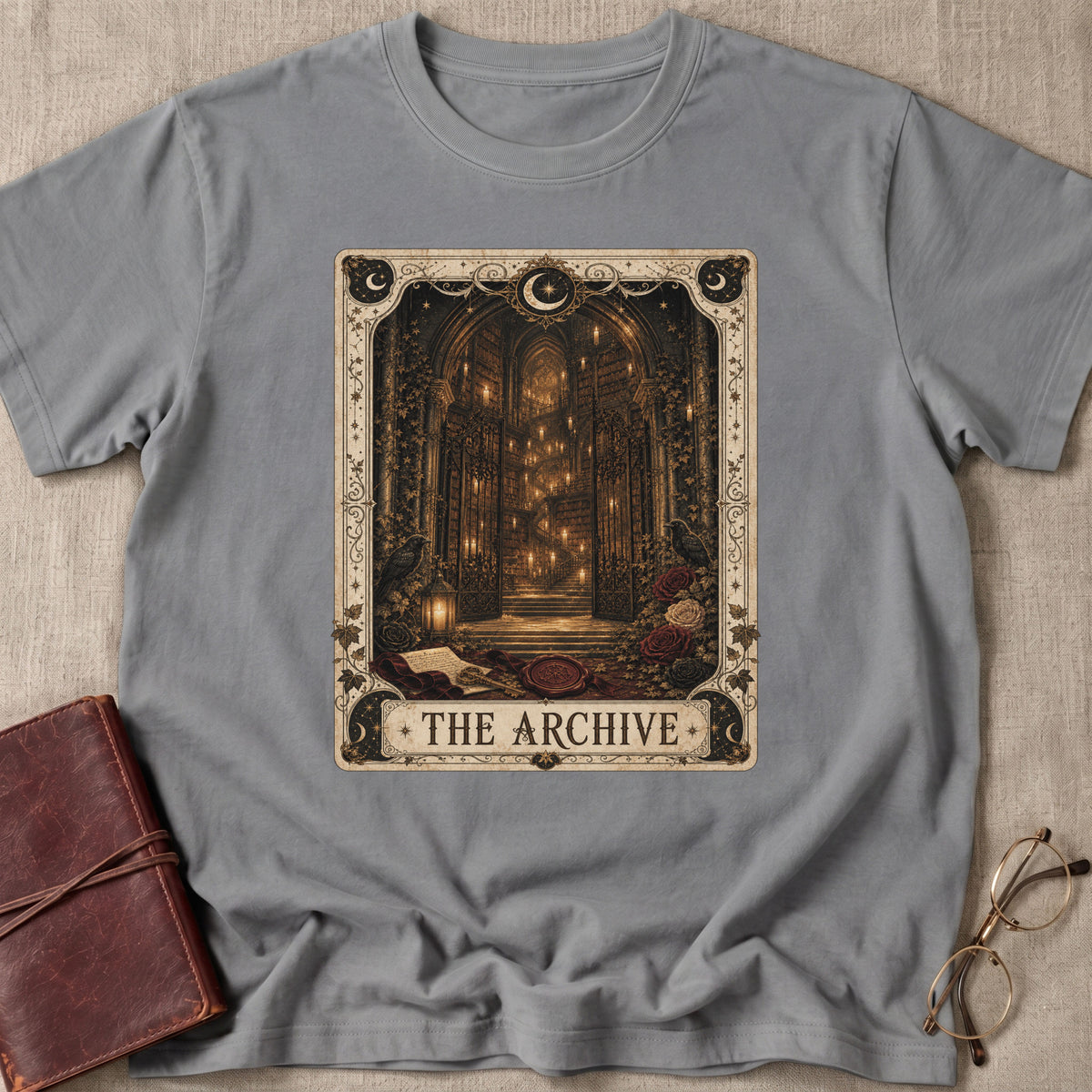 The Archive Tarot Card T-Shirt