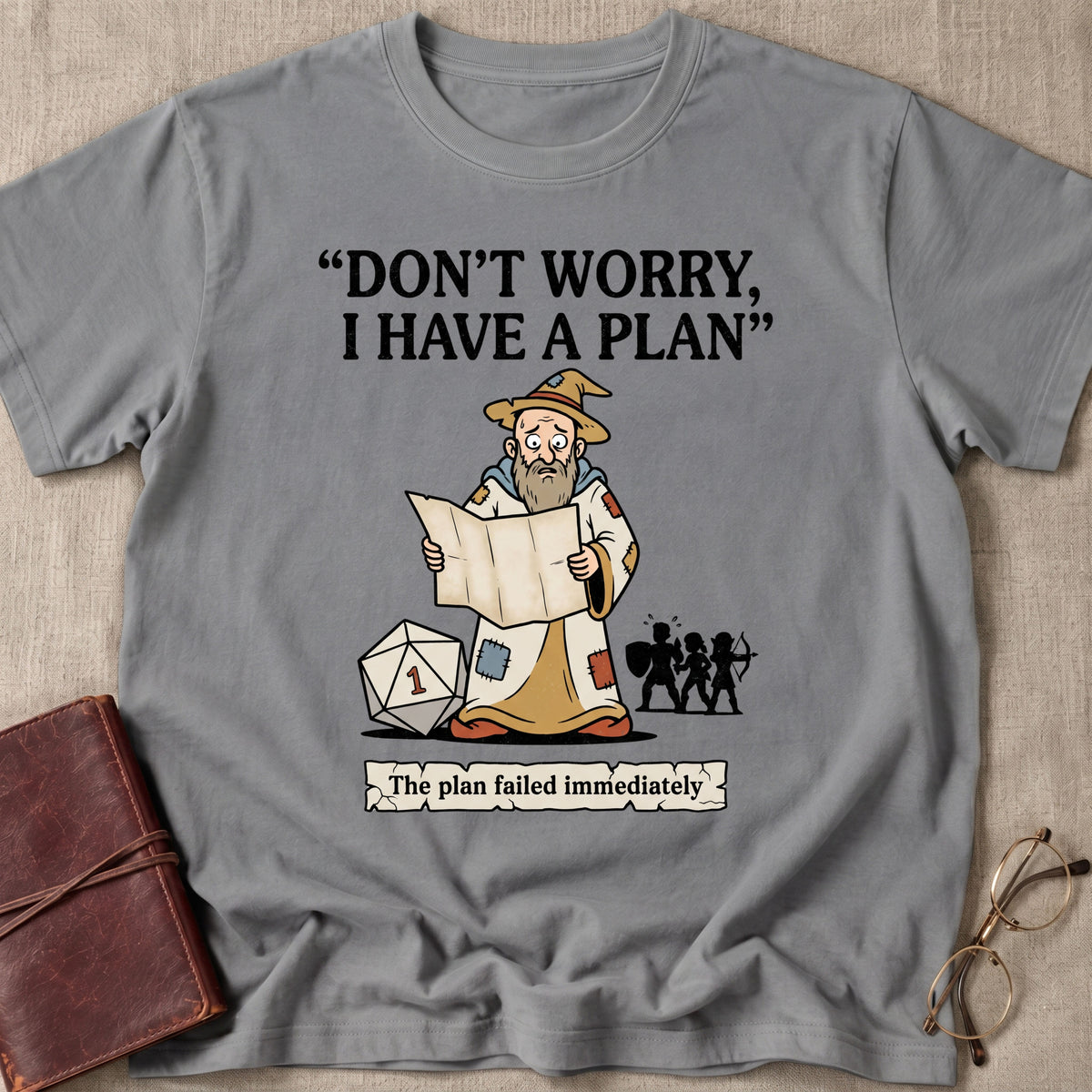 Don't Worry I Have A Plan Wizard T-Shirt