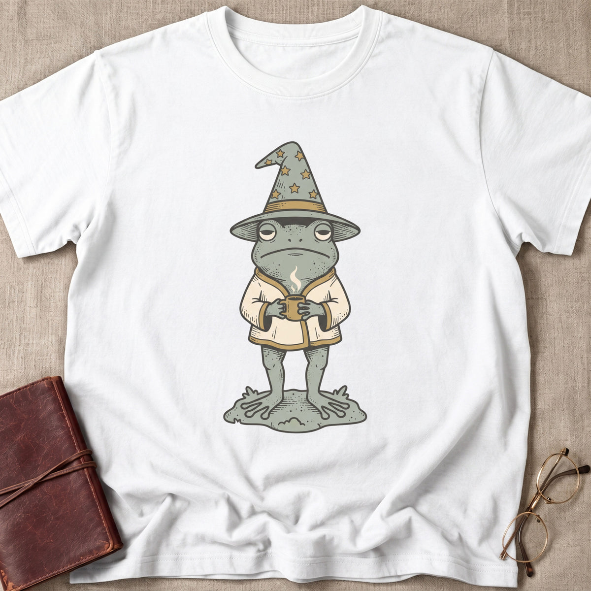 Frog With Morning Coffee T-Shirt