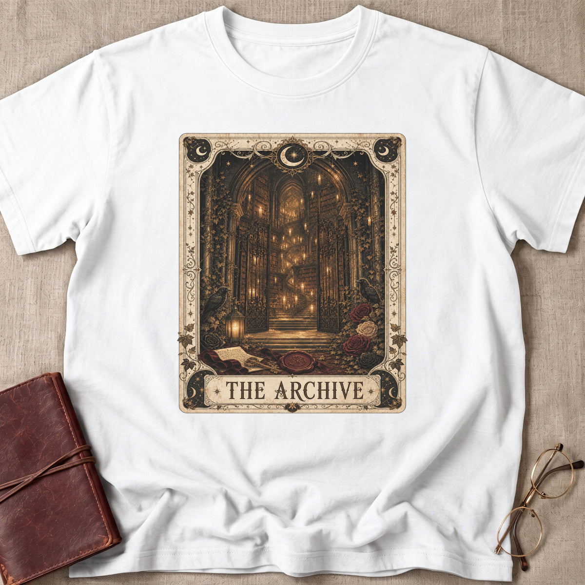 The Archive Tarot Card T-Shirt