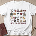 Here for the Tropes Doodle Icons T-Shirt