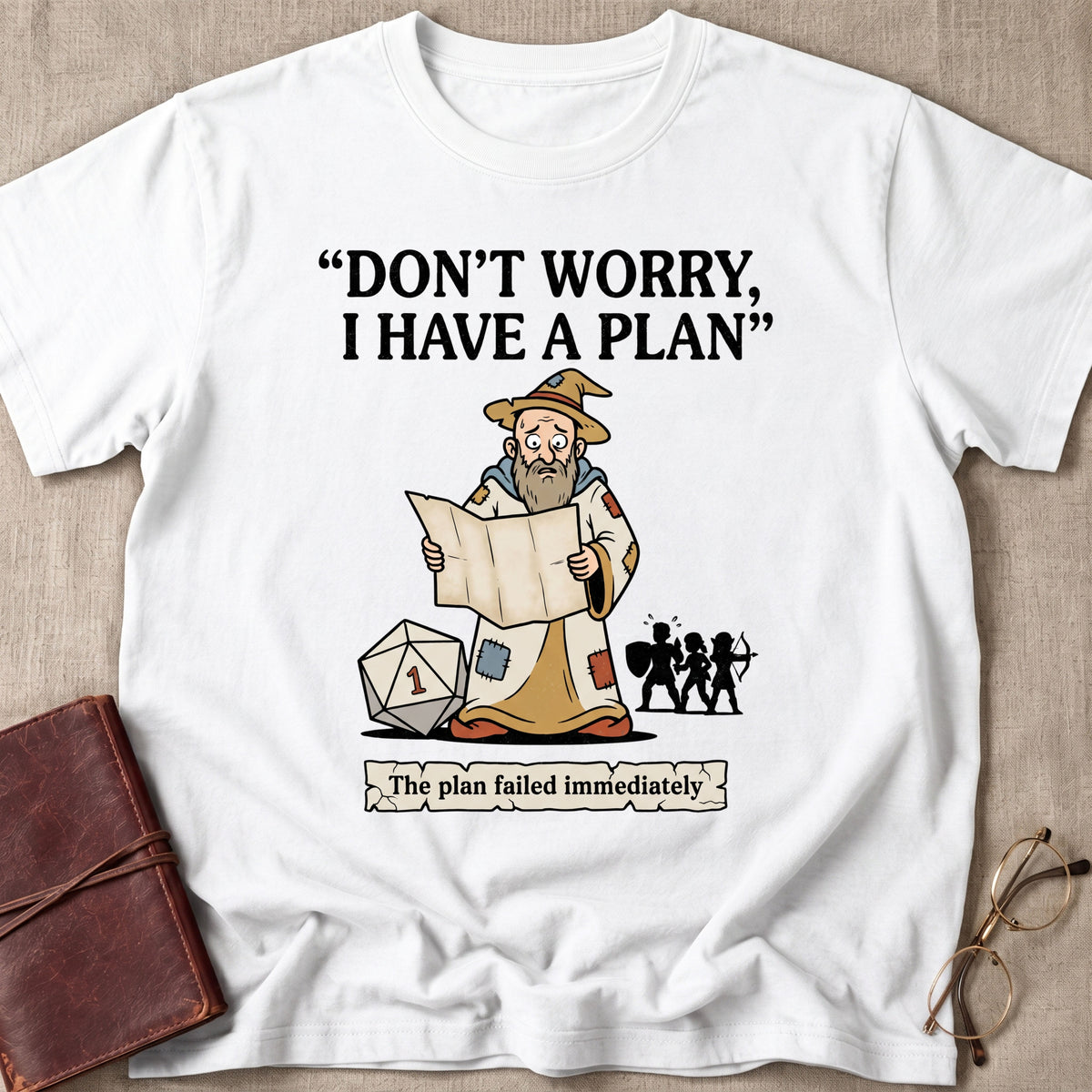 Don't Worry I Have A Plan Wizard T-Shirt